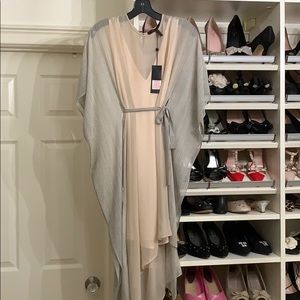 BCBG Suzy silk kimono dress.